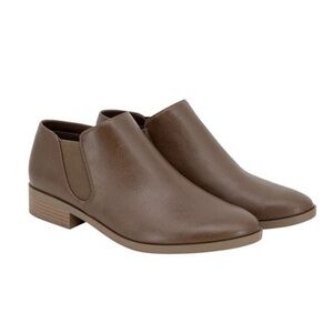 Kensie Sammy Brown Ankle Boots